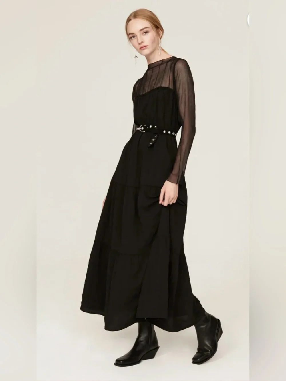 Pamela Love x RTR Sheer Midi Dress Size Medium